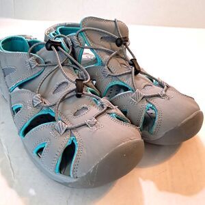 Eddie Bauer Sandals Shoes Women’s Sz 9 Gray Hiking Walking Fishing Water Mary